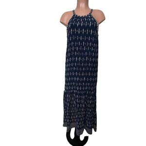 Joie Maryanna Silk Sleeveless Maxi Dress Women's Size Small Lined Blue